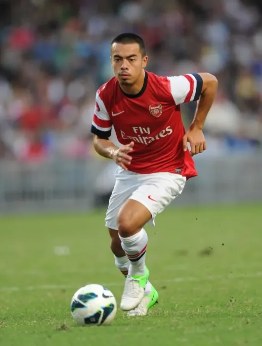 Framed Print : Nico Yennaris in Action: Kitchee FC vs. Arsenal FC, 2012 Framed Print : Nico Yennaris in Action: Kitchee FC vs. Arsenal FC, 2012