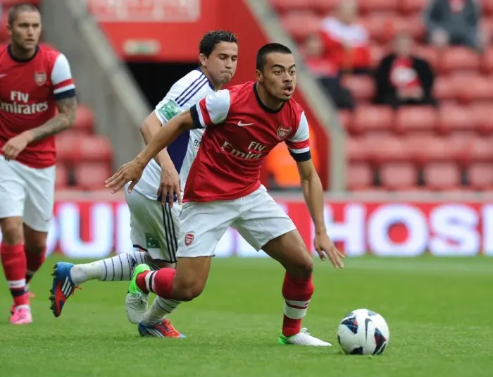 Framed Print : Nico Yennaris: Arsenal's Pre-Season Star at Anderlecht, 2012