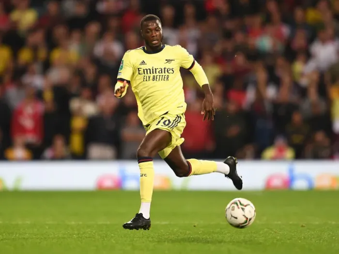 Framed Print : Nicolas Pepe in Action: Arsenal Overpowers West Bromwich Albion in Carabao Cup Clash Framed Print : Nicolas Pepe in Action: Arsenal Overpowers West Bromwich Albion in Carabao Cup Clash