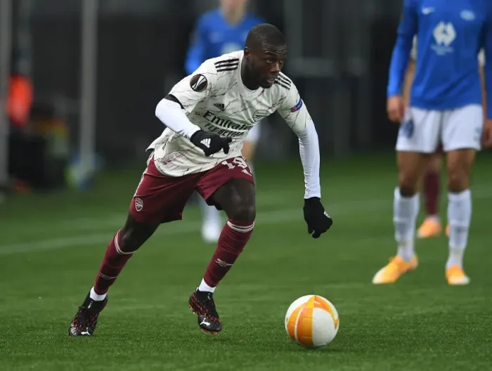 Framed Print : Nicolas Pepe in Action: Arsenal vs Molde, Europa League 2020-21 Framed Print : Nicolas Pepe in Action: Arsenal vs Molde, Europa League 2020-21