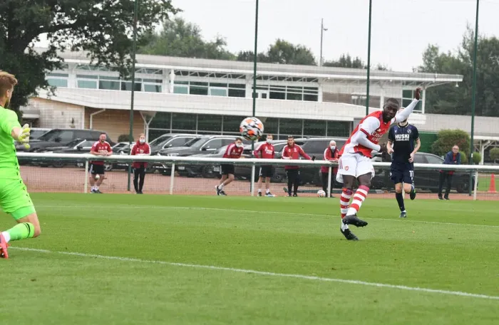 Framed Print : Nicolas Pepe Scores for Arsenal in Pre-Season Friendly against Millwall