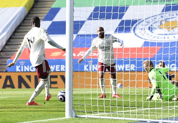 Nicolas Pepe Scores Arsenal's Third Goal: Leicester City vs Arsenal, Premier League 2020-21