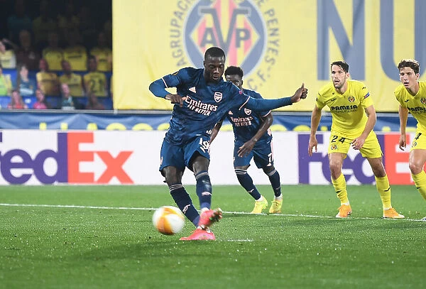 Nicolas Pepe Scores Penalty as Arsenal Take Early Lead in Europa League Semi-Final vs Villarreal