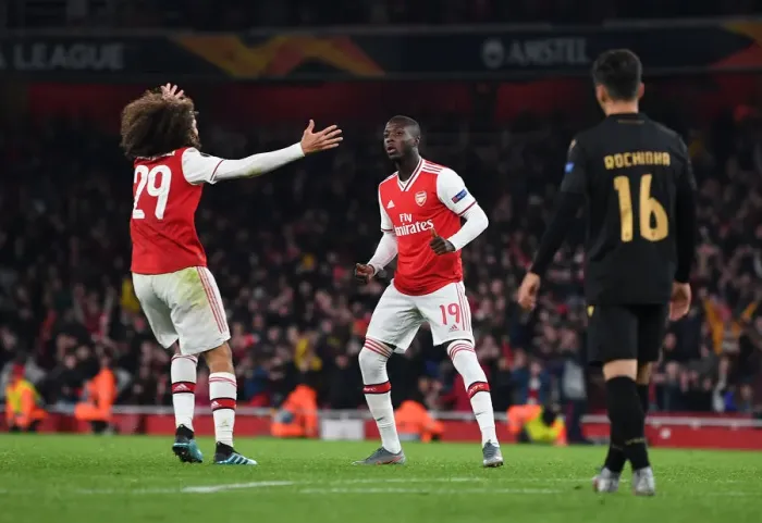 Framed Print : Nicolas Pepe's Hat-Trick: Arsenal Secures Europa League Victory over Vitoria Guimaraes Framed Print : Nicolas Pepe's Hat-Trick: Arsenal Secures Europa League Victory over Vitoria Guimaraes