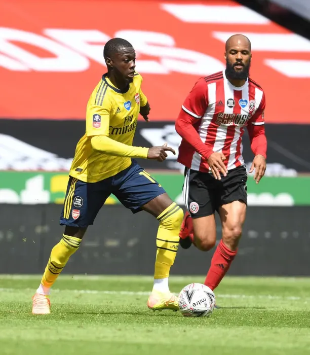 Framed Print : Nicolas Pepe's Magic Moment: Arsenal Advance to FA Cup Semis Past Sheffield United Framed Print : Nicolas Pepe's Magic Moment: Arsenal Advance to FA Cup Semis Past Sheffield United