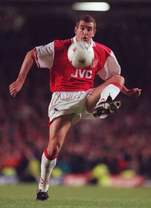 Framed Print : Nigel Winterburn: Arsenal Champion, 1997 / 98 Double Winning Season
