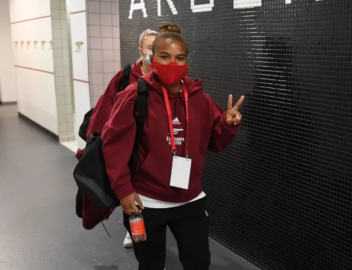 Framed Print : Nikita Parris Gears Up for Arsenal Women vs Chelsea Women Clash at Emirates Stadium Framed Print : Nikita Parris Gears Up for Arsenal Women vs Chelsea Women Clash at Emirates Stadium
