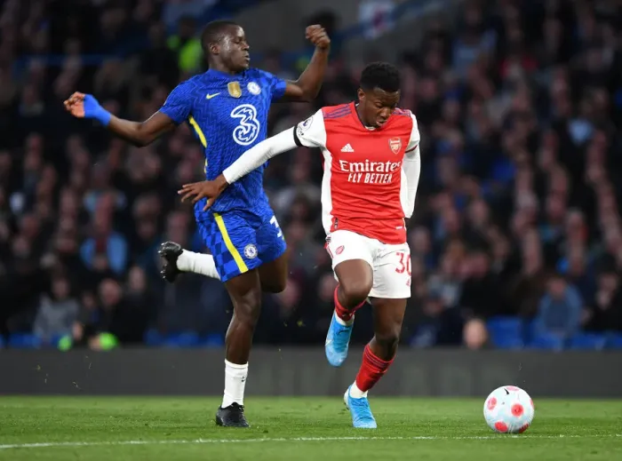 Framed Print : Nketiah Strikes First: Arsenal's Thrilling Victory Over Chelsea in the Premier League 2021-22 Framed Print : Nketiah Strikes First: Arsenal's Thrilling Victory Over Chelsea in the Premier League 2021-22