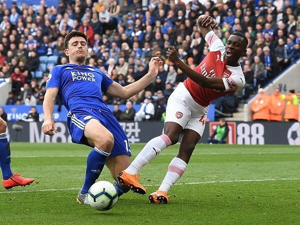 Nketiah vs. Maguire: A Premier League Battle at The King Power