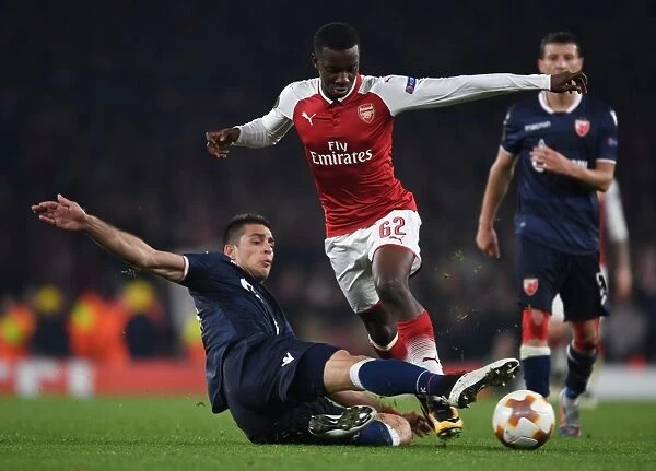 Nketiah vs. Savic: A Clash of Stars in Arsenal's Europa League Battle against Crvena Zvezda
