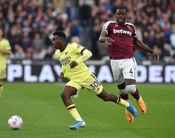 Nketiah vs. Zouma: A Battle of Intense Determination in Arsenal's Clash with West Ham