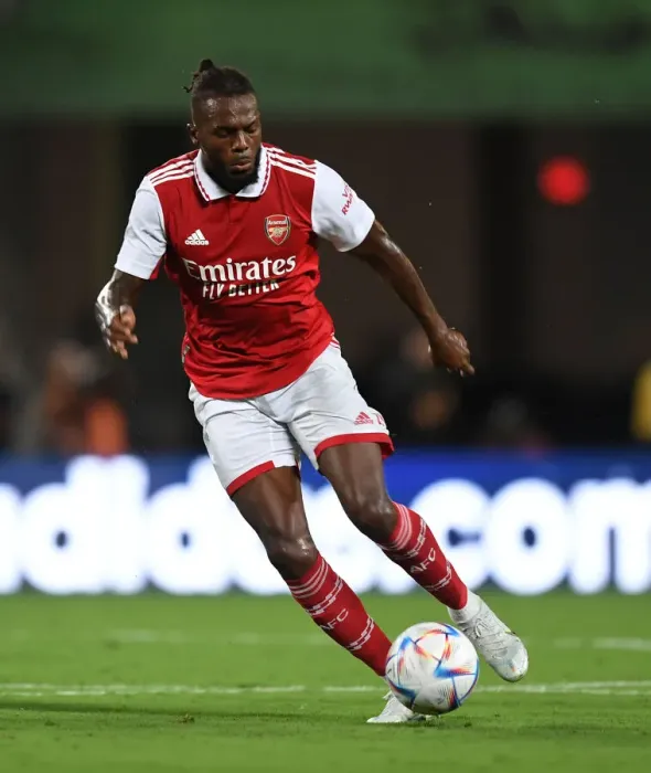 Framed Print : Nuno Tavares Shines: Arsenal's Standout Performance Against Chelsea in the 2022-23 Florida Cup