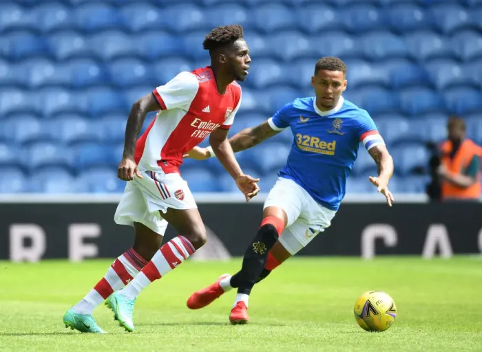Framed Print : Nuno Tavares vs James Tavernier: Clash of the Taveriers in Rangers vs Arsenal Pre-Season Friendly Framed Print : Nuno Tavares vs James Tavernier: Clash of the Taveriers in Rangers vs Arsenal Pre-Season Friendly