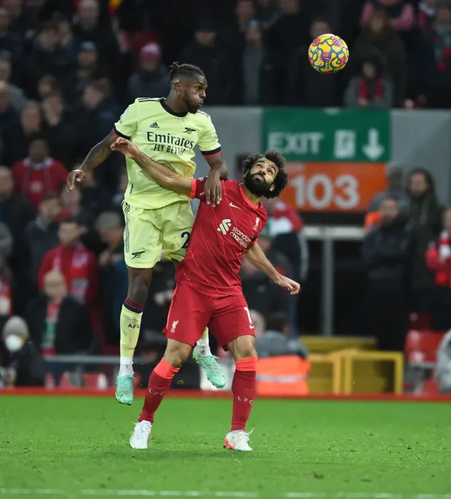 Framed Print : Nuno Tavares vs. Mo Salah: Intense Clash at Anfield - Liverpool vs. Arsenal, Premier League 2021-22 Framed Print : Nuno Tavares vs. Mo Salah: Intense Clash at Anfield - Liverpool vs. Arsenal, Premier League 2021-22