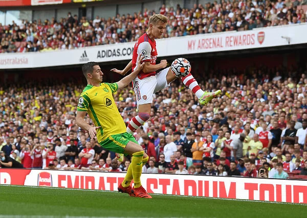 Odegaard vs McLean: Intense Battle in Arsenal's Clash Against Norwich City