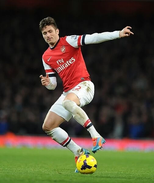 Olivier Giroud in Action: Arsenal vs Crystal Palace, Premier League 2013-14