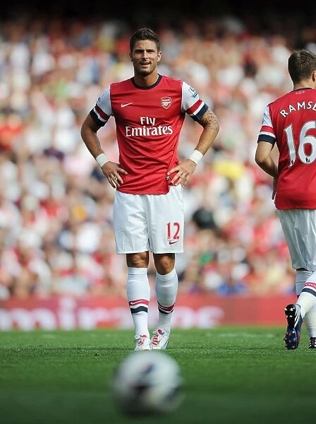 Olivier Giroud in Action: Arsenal vs Sunderland, Premier League 2012-13