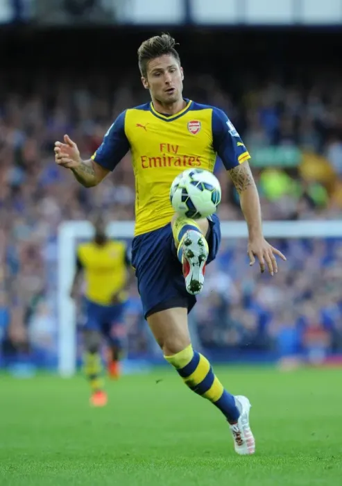 Framed Print : Olivier Giroud in Action: Premier League 2014 / 15 - Arsenal vs. Everton Framed Print : Olivier Giroud in Action: Premier League 2014 / 15 - Arsenal vs. Everton