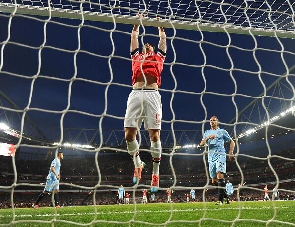 Olivier Giroud (Arsenal). Arsenal 1:1 Manchester City. Barclays Premier League. Emirates Stadium