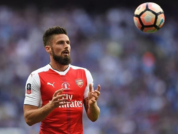 Olivier Giroud at the FA Cup Final: Arsenal's Winning Moment Against Chelsea, 2017
