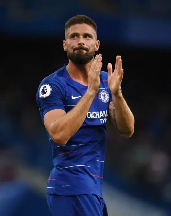 Framed Print : Olivier Giroud Pays Tribute: Chelsea vs. Arsenal, Premier League 2018-19