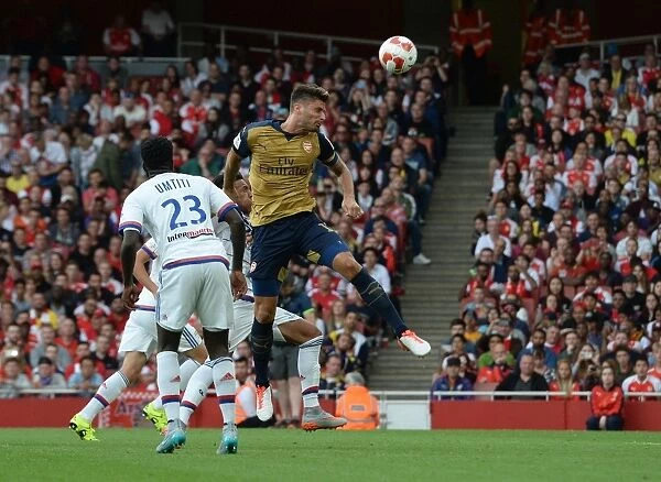 Olivier Giroud Scores for Arsenal in Emirates Cup 2015 / 16 Match against Olympique Lyonnais