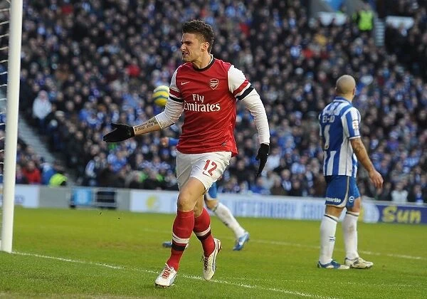 Olivier Giroud Scores Brace: Arsenal Triumphs Over Brighton in FA Cup Fourth Round