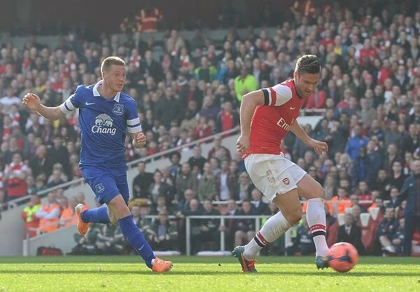 Olivier Giroud Scores Dramatic FA Cup Goal Against Everton's James McCarthy