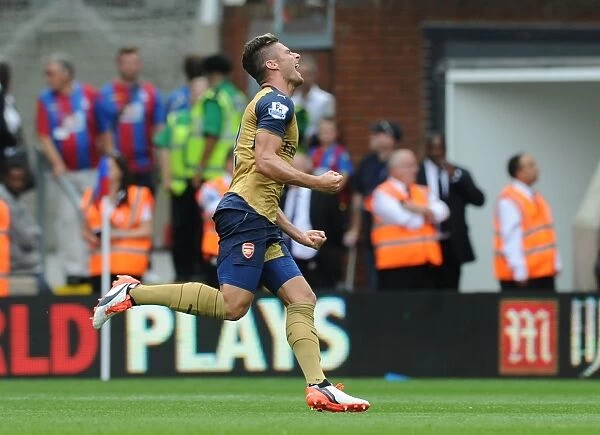 Olivier Giroud Scores First Arsenal Goal of the 2015-16 Season: Crystal Palace vs. Arsenal