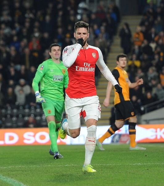Olivier Giroud Scores First Goal: Arsenal's FA Cup Victory over Hull City (March 2016)
