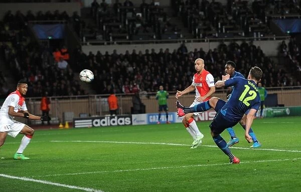 Olivier Giroud Scores the Game-Winning Goal: AS Monaco vs. Arsenal, UEFA Champions League Round of 16 (March 17, 2015)
