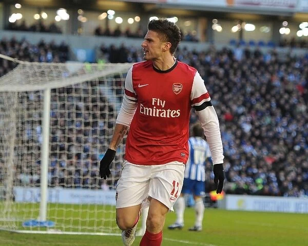 Olivier Giroud's Brace: Arsenal Move Forward in FA Cup Against Brighton & Hove Albion