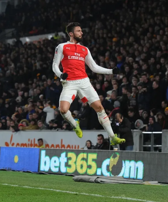 Framed Print : Olivier Giroud's Brace: Arsenal Secure FA Cup Victory over Hull City Framed Print : Olivier Giroud's Brace: Arsenal Secure FA Cup Victory over Hull City