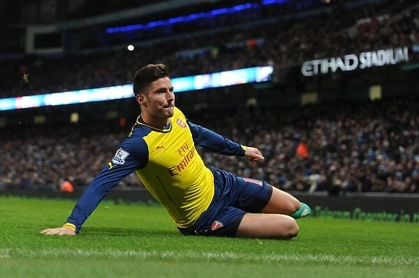 Olivier Giroud's Decisive Goal: Arsenal's Victory over Manchester City, Premier League 2014-15