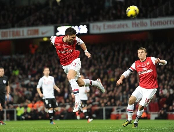 Olivier Giroud's Double: Arsenal vs Fulham, Premier League 2012-13