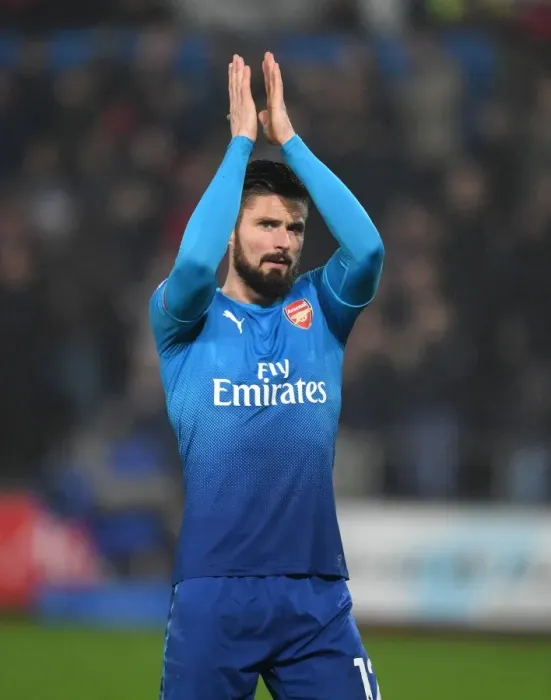 Framed Print : Olivier Giroud's Euphoric Moment with Arsenal Fans: Swansea Victory Celebration Framed Print : Olivier Giroud's Euphoric Moment with Arsenal Fans: Swansea Victory Celebration