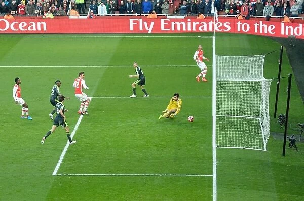 Olivier Giroud's FA Cup Stunner: Arsenal's First Goal vs. Middlesbrough (2014-15)