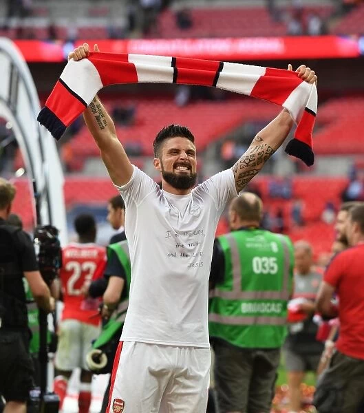 Olivier Giroud's FA Cup Victory Celebration: Arsenal Overpower Chelsea