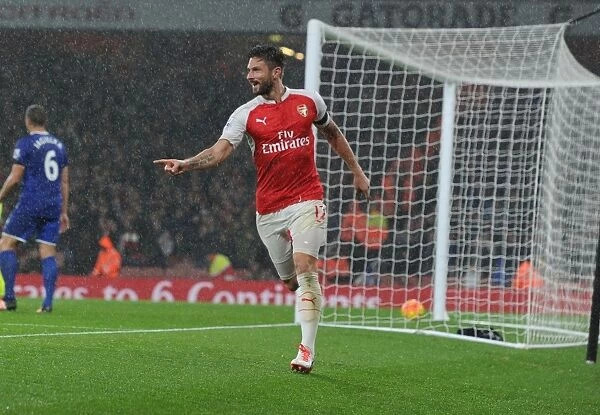 Olivier Giroud's First Goal: Arsenal Triumphs Over Everton in Premier League 2015 / 16