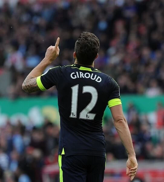 Olivier Giroud's Goal: Arsenal's Victory at Stoke City (2016-17)