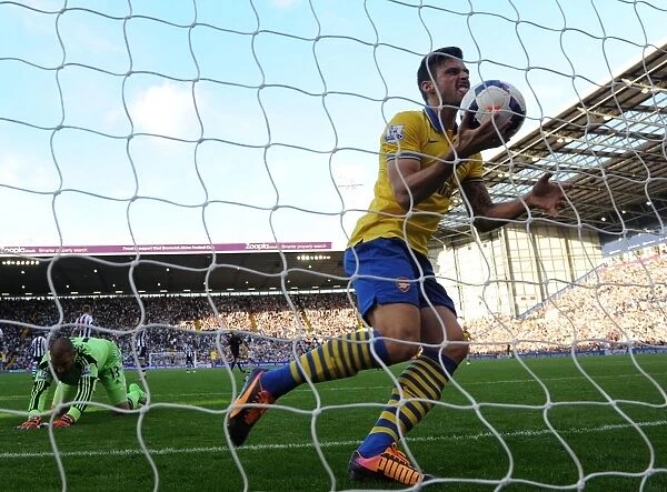 Olivier Giroud's Goal: Arsenal's Victory at West Bromwich Albion (2013-14)