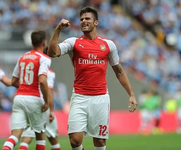 Olivier Giroud's Hat-Trick: Arsenal's FA Community Shield Victory over Manchester City (2014)