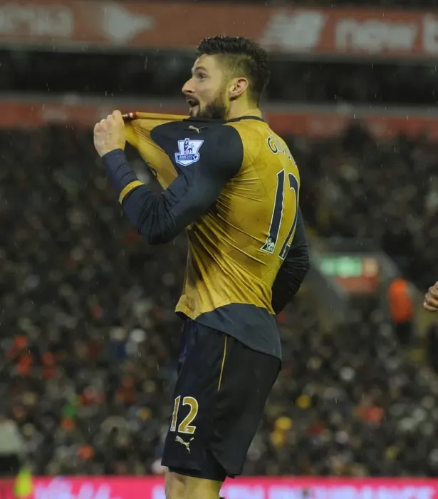 Framed Print : Olivier Giroud's Hat-Trick: Arsenal's Thrilling Victory Over Liverpool in the Premier League 2015-16 Framed Print : Olivier Giroud's Hat-Trick: Arsenal's Thrilling Victory Over Liverpool in the Premier League 2015-16