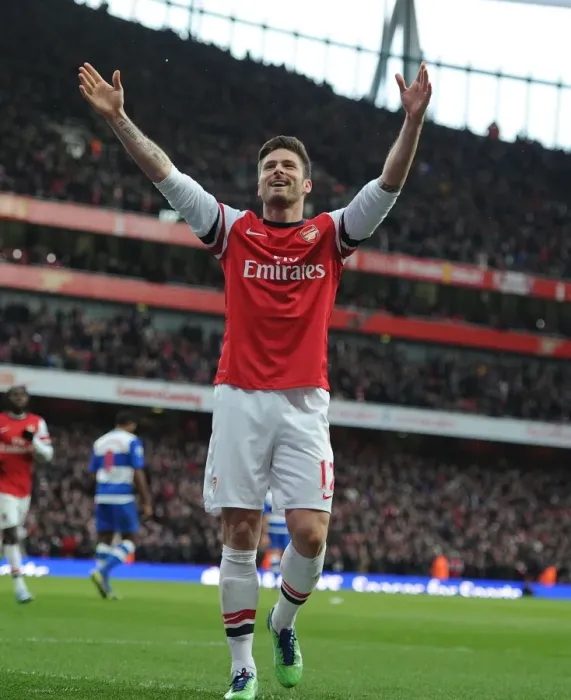 Framed Print : Olivier Giroud's Hat-Trick: Arsenal's Victory Over Reading in the Premier League 2012-13 Framed Print : Olivier Giroud's Hat-Trick: Arsenal's Victory Over Reading in the Premier League 2012-13