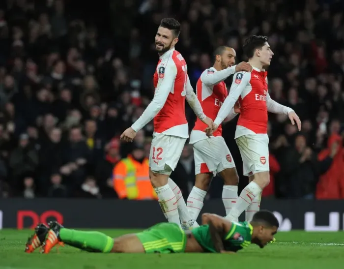 Framed Print : Olivier Giroud's Hat-trick Leads Arsenal to FA Cup Victory over Sunderland Framed Print : Olivier Giroud's Hat-trick Leads Arsenal to FA Cup Victory over Sunderland