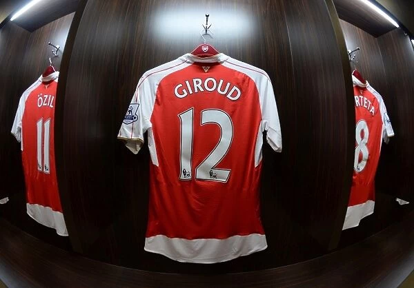 Olivier Giroud's Pre-Match Shirt Hang-out (Arsenal FC vs Everton, Asia Trophy 2015-16)