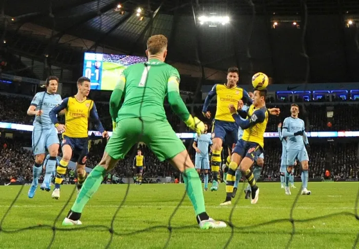 Framed Print : Olivier Giroud's Stunning Goal: Arsenal's Triumph Over Manchester City (2014-15) Framed Print : Olivier Giroud's Stunning Goal: Arsenal's Triumph Over Manchester City (2014-15)