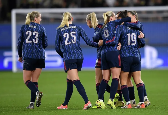 Framed Print : Oud-Heverlee Leuven v Arsenal FC - UEFA Women's Champions League 2025 / 26 League Phase MD6 Oud-Heverlee Leuven v Arsenal FC - UEFA Women's Champions League 2025 / 26 League