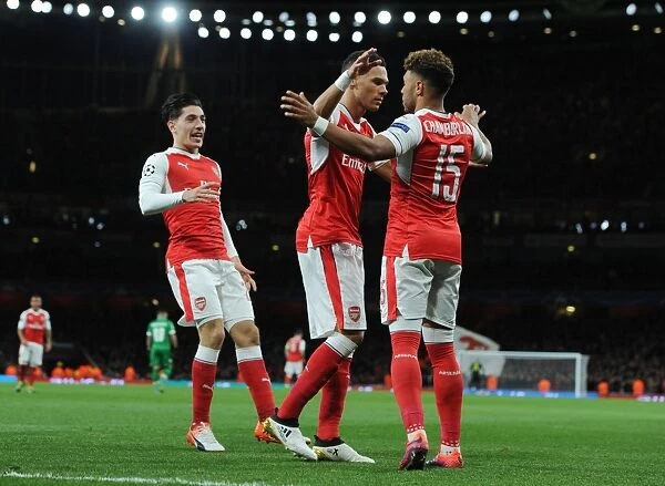 Oxlade-Chamberlain Scores Hat-Trick: Arsenal Dominates Ludogorets in Champions League (2016-17)