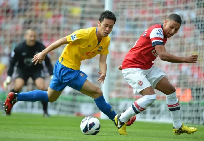 Framed Print : Oxlade-Chamberlain's Brilliance: Arsenal Crushes Southampton 6-1 Framed Print : Oxlade-Chamberlain's Brilliance: Arsenal Crushes Southampton 6-1